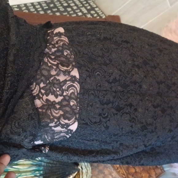 Ralph Lauren Black Lace Dress - Picture 2 of 8